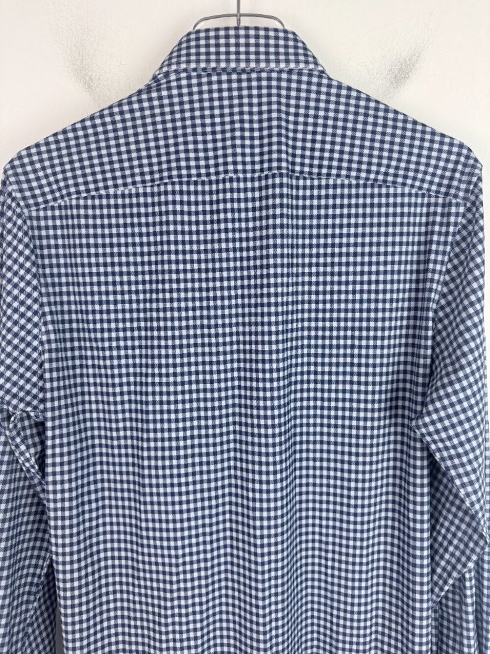 NWT Collars & Co Apex Performance Dress Shirt Semi-Spread Collar Gingham Small S - Picture 9 of 10